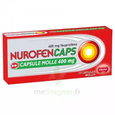 Nurofencaps 400 Mg Caps Molle Plq/10 à Blere