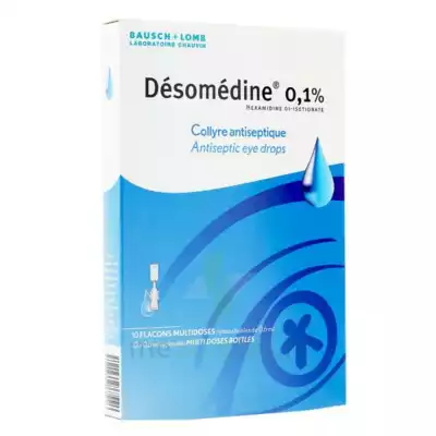 Desomedine 0,1 % Collyre Sol 10fl/0,6ml à Blere